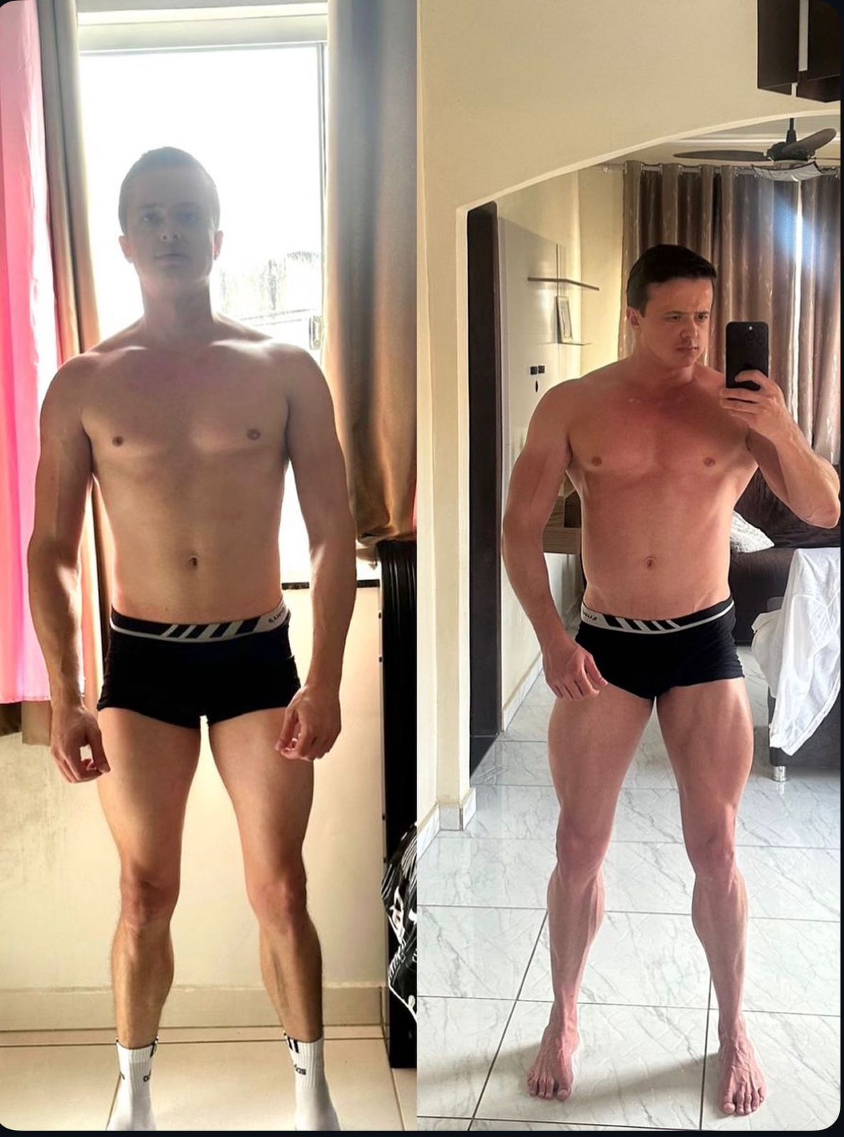 Antes e Depois Aluno