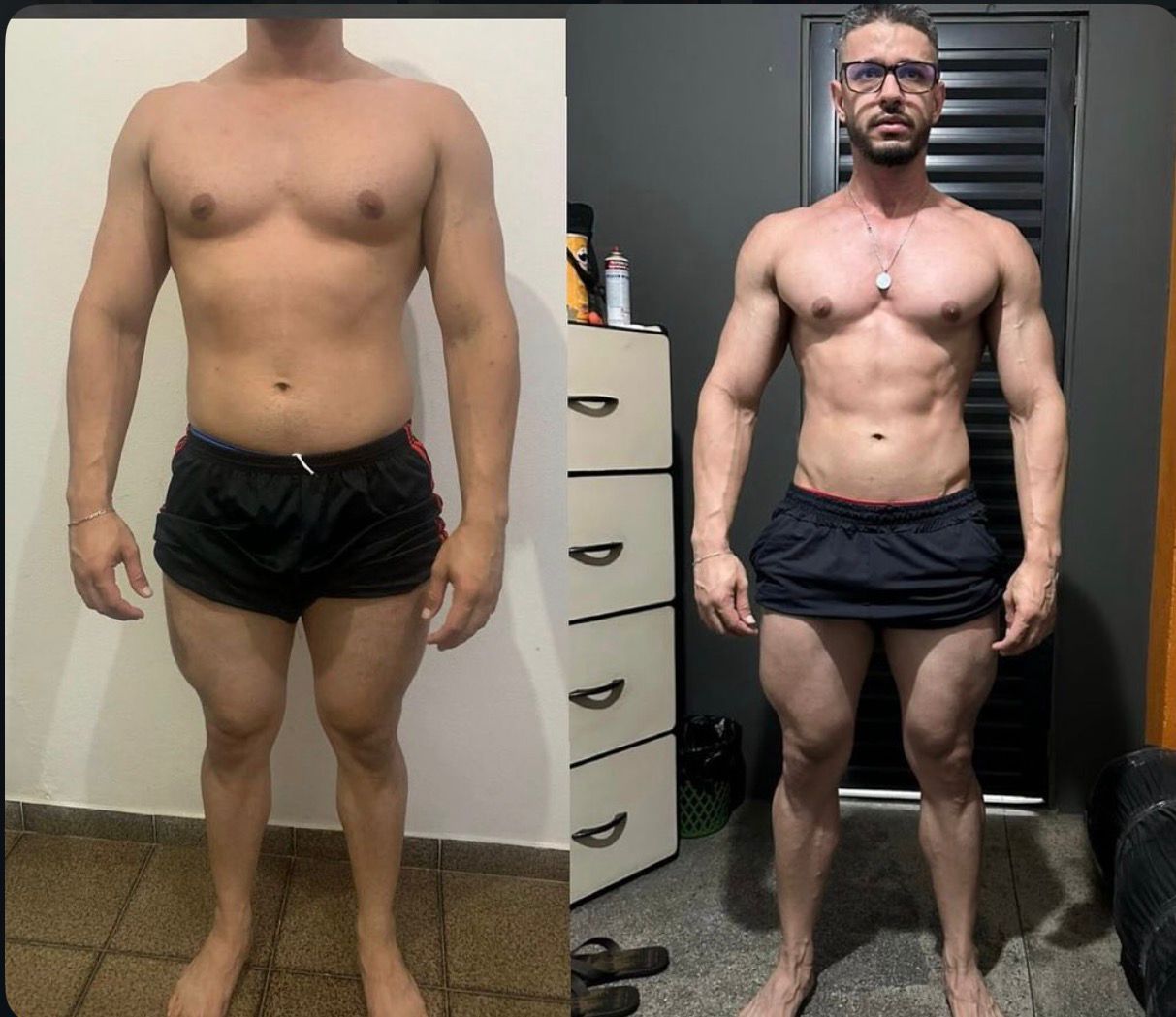 Antes e Depois Aluno